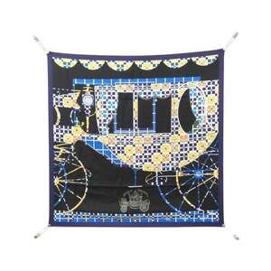 HERMES Authentic Black Scarf